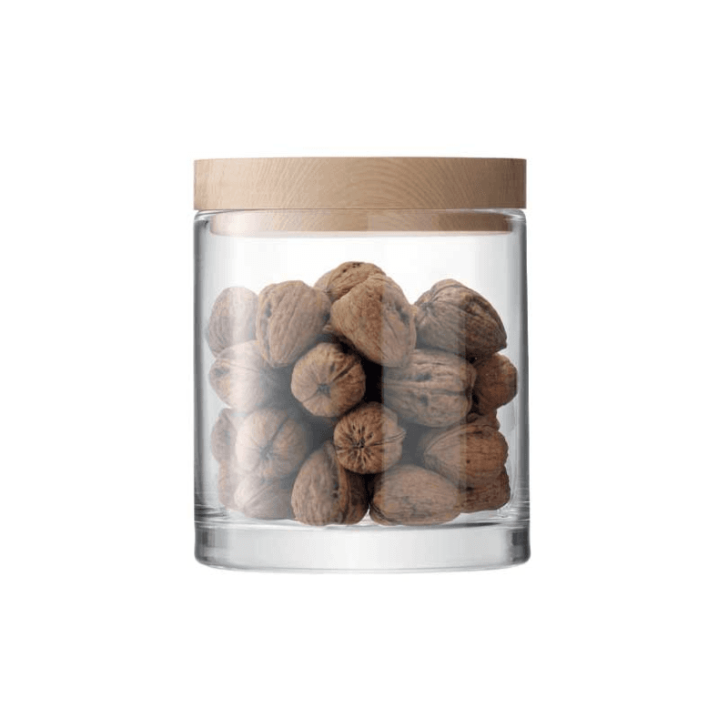 Lotta Container, clear with ash lid