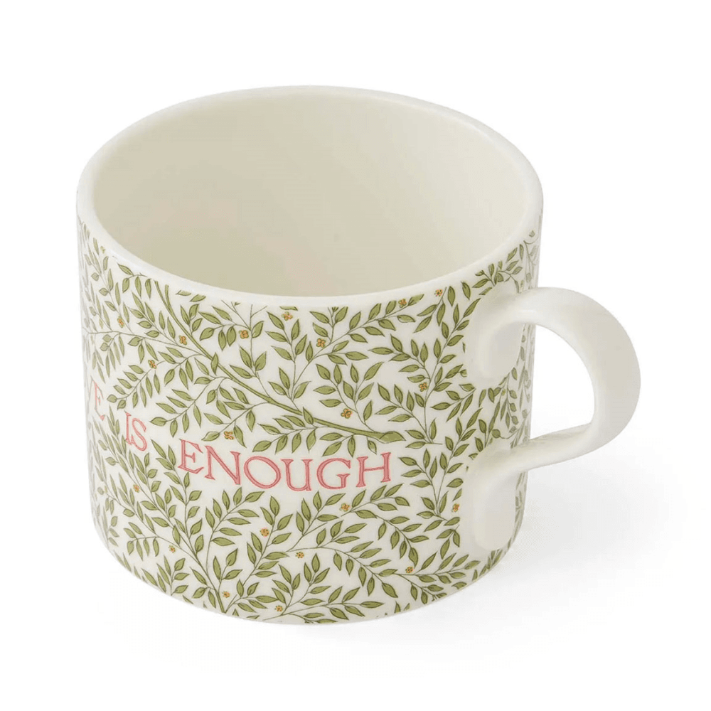 Morris & Co Love is Enough Set of 2 Mugs, Multi