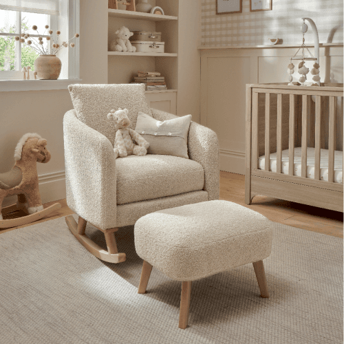 Image showing the Alma Nursing Chair & Footstool product.