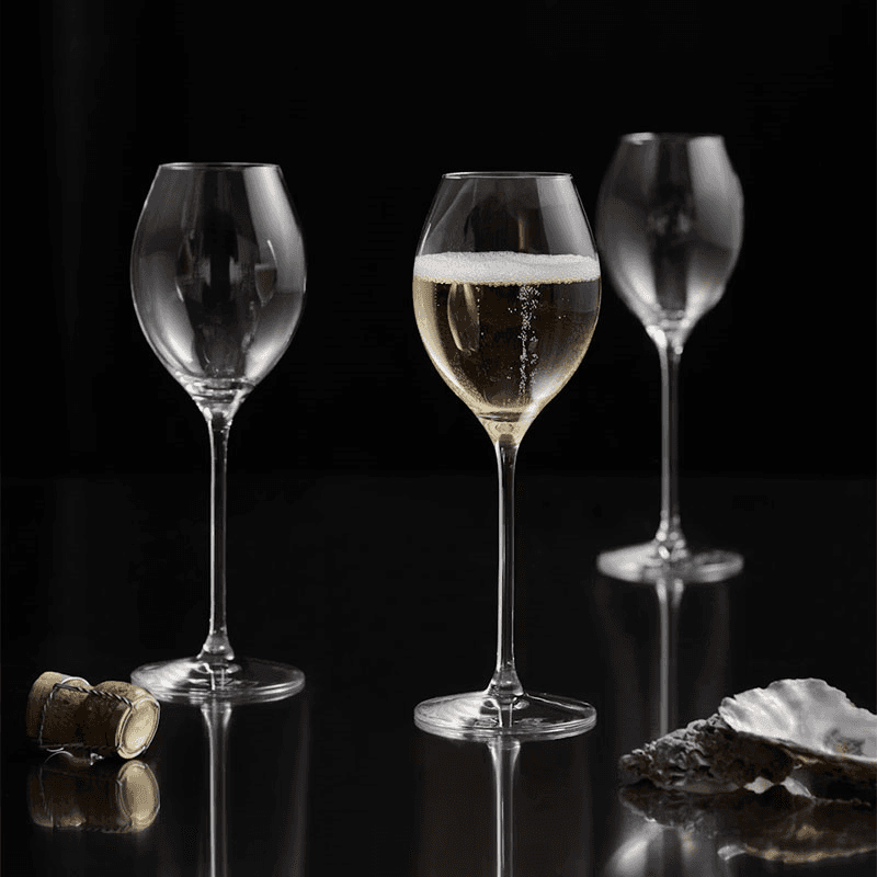 More Set of 2 Champagne Boule Glasses