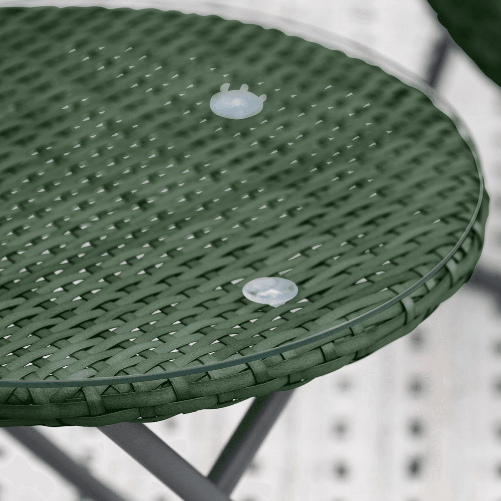 Tobs Outdoor Foldable Loungers Set, Green