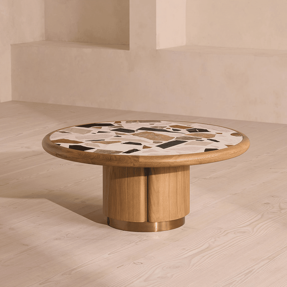 Santos Coffee Table, Terrazzo