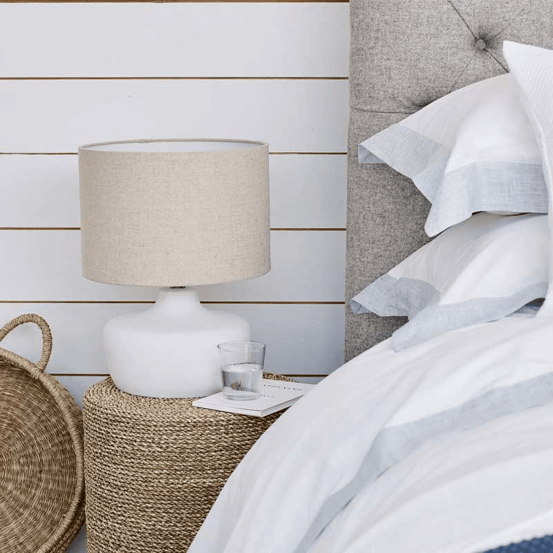 Clayton Table Lamp, White
