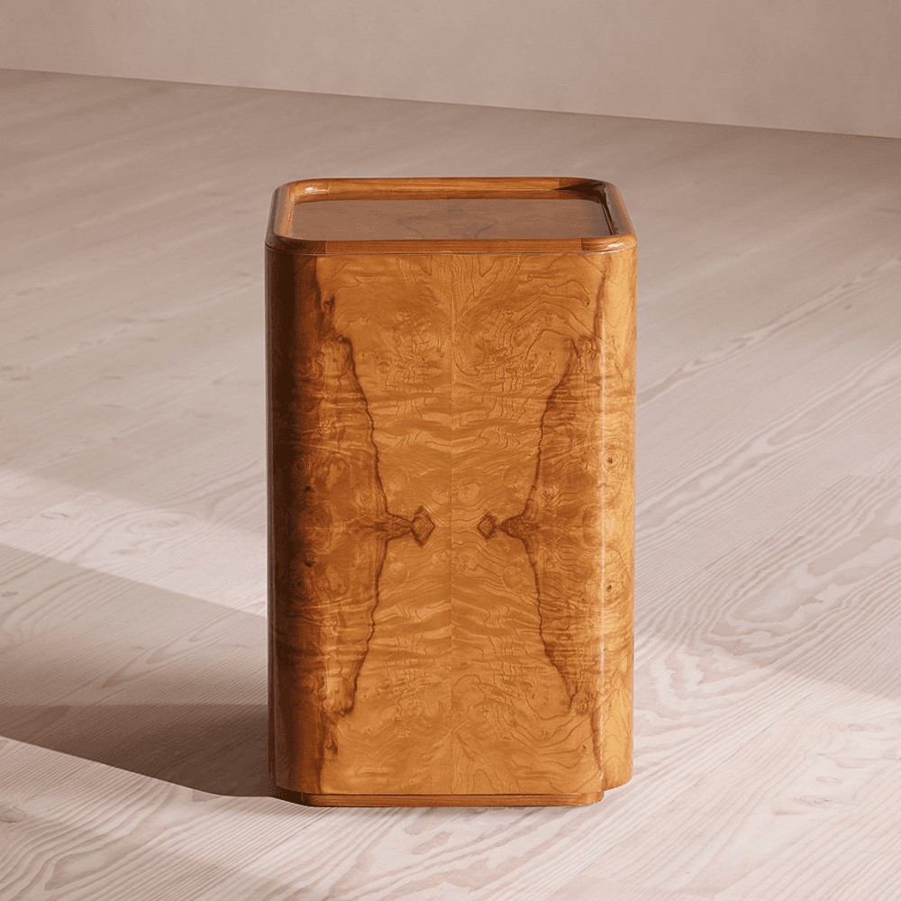 Dawson Dawson Side Table, Olive Ash Burl