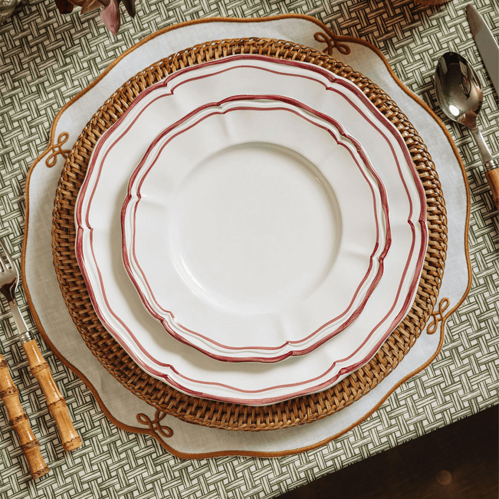 Martha Set of 4 Placemats, Antique Gold