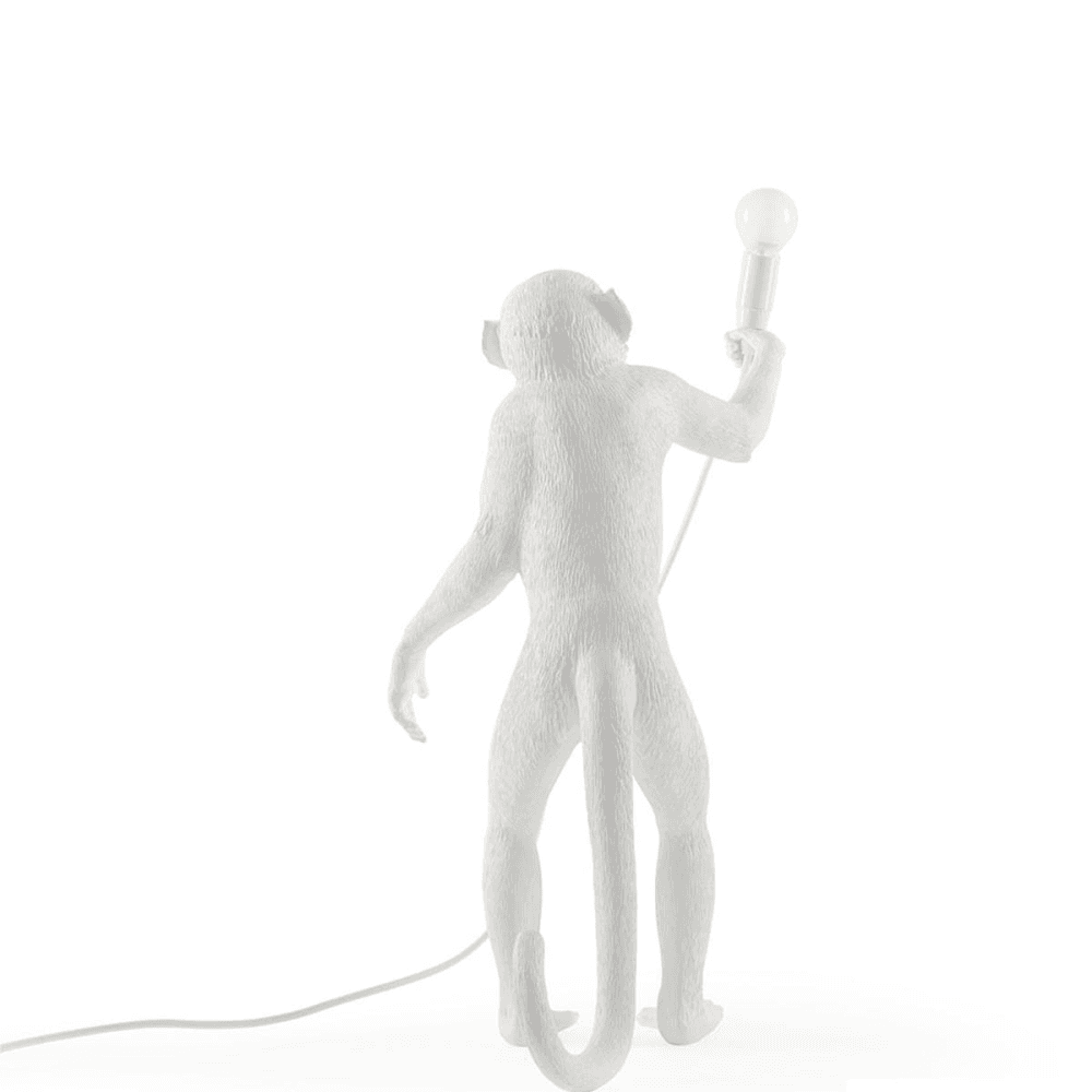 Monkey - Standing Lamp, resin