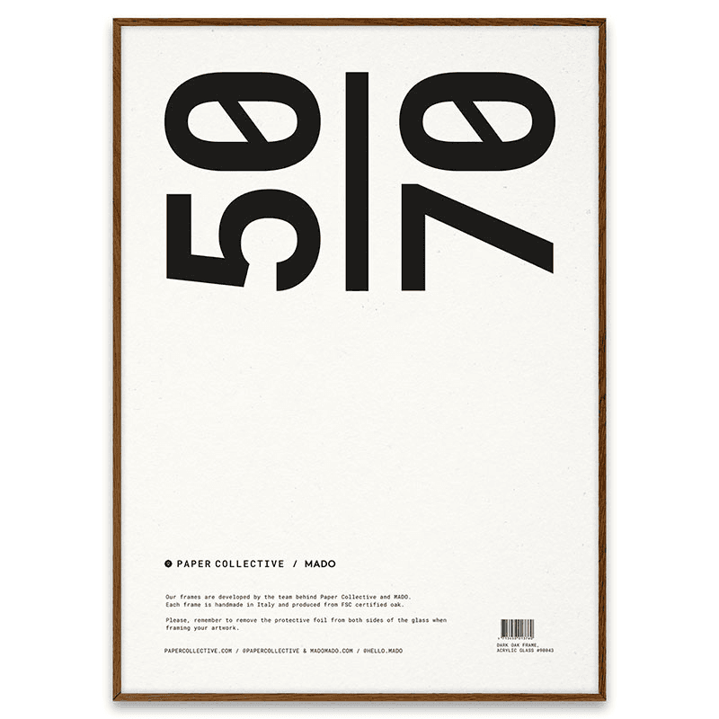 Timber Poster Frame with Acrylic Glass