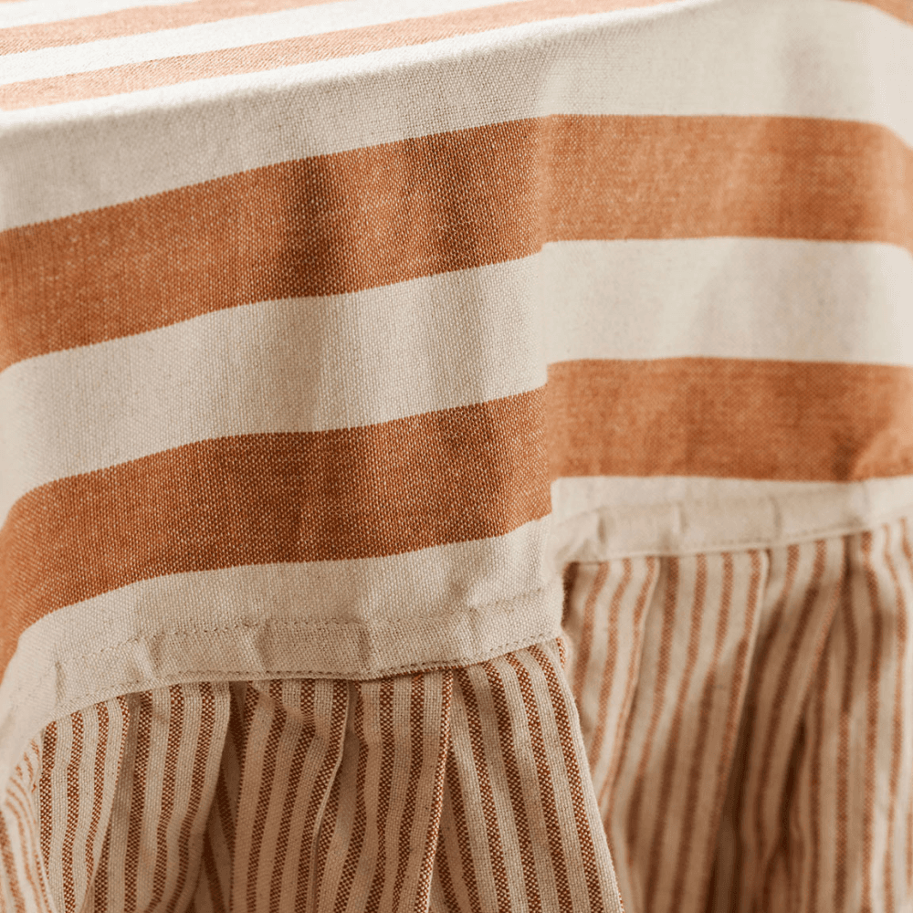 Harlton Wide Stripe Tablecloth 