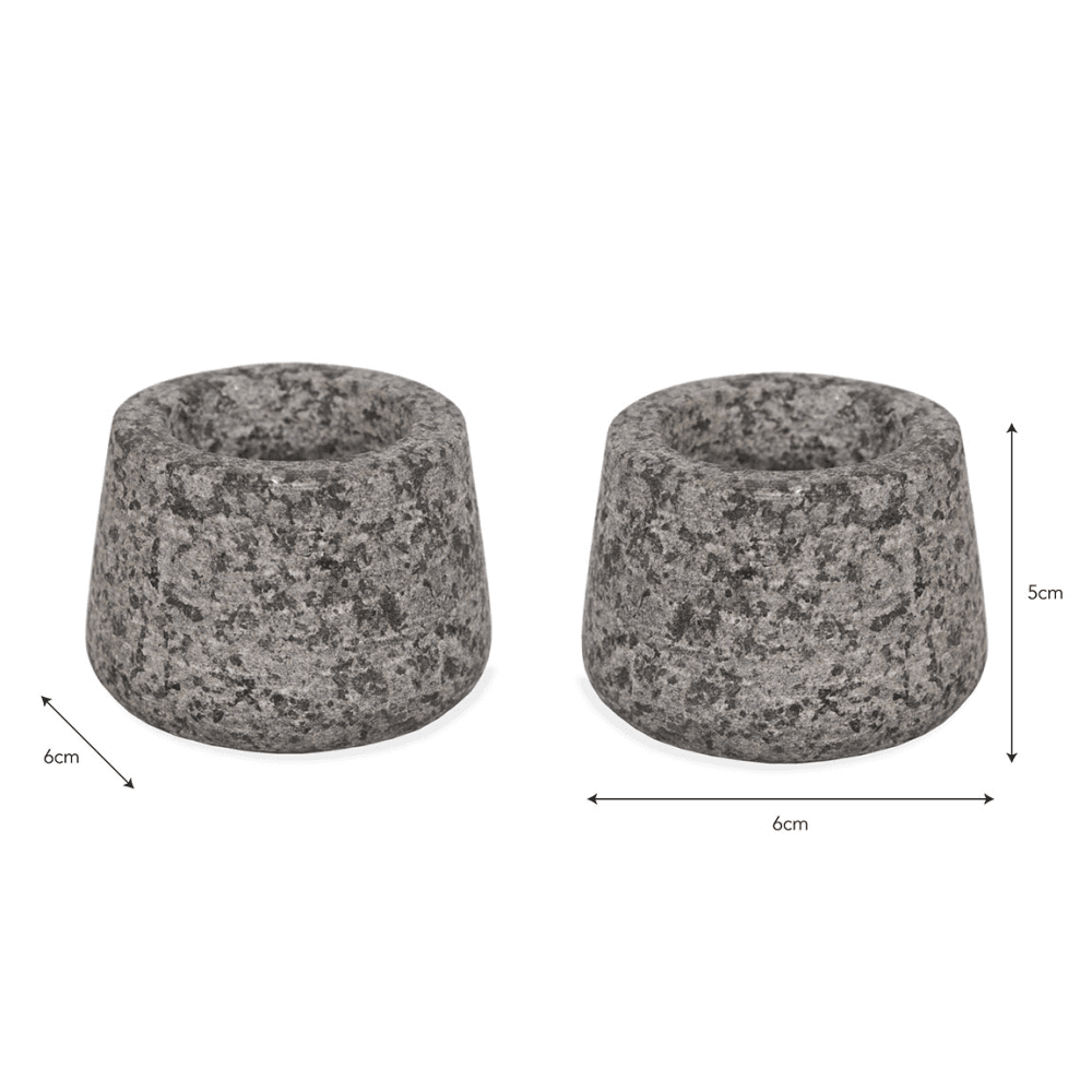 Ramsden Set of 2 Tealight Holders, Natural