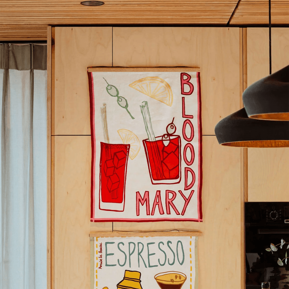 Bloody Mary Tea Towel, Multi