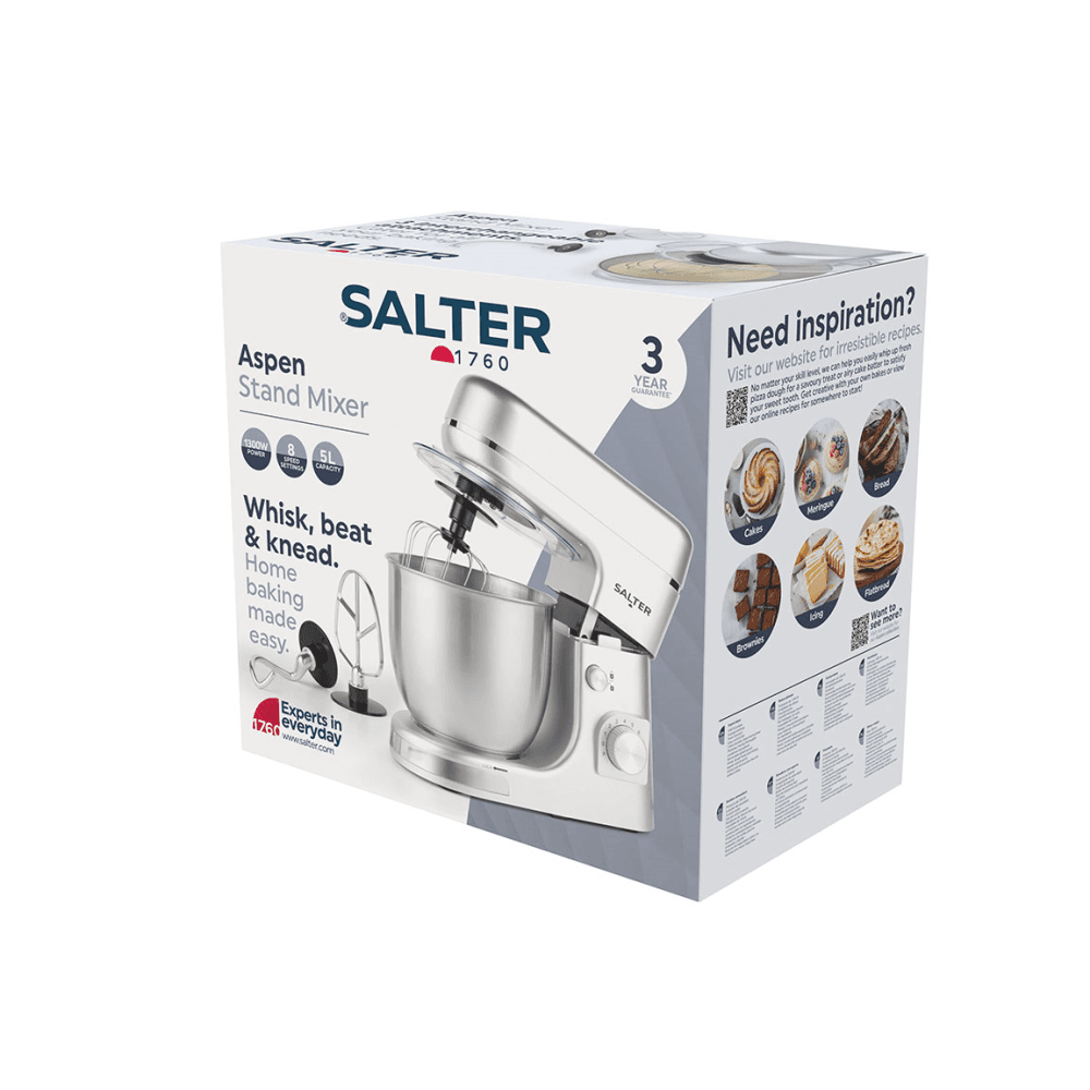 Aspen Stand Mixer, Silver