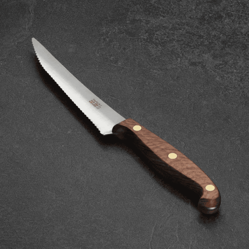 Heritage Oak Scalloped Utility Knife