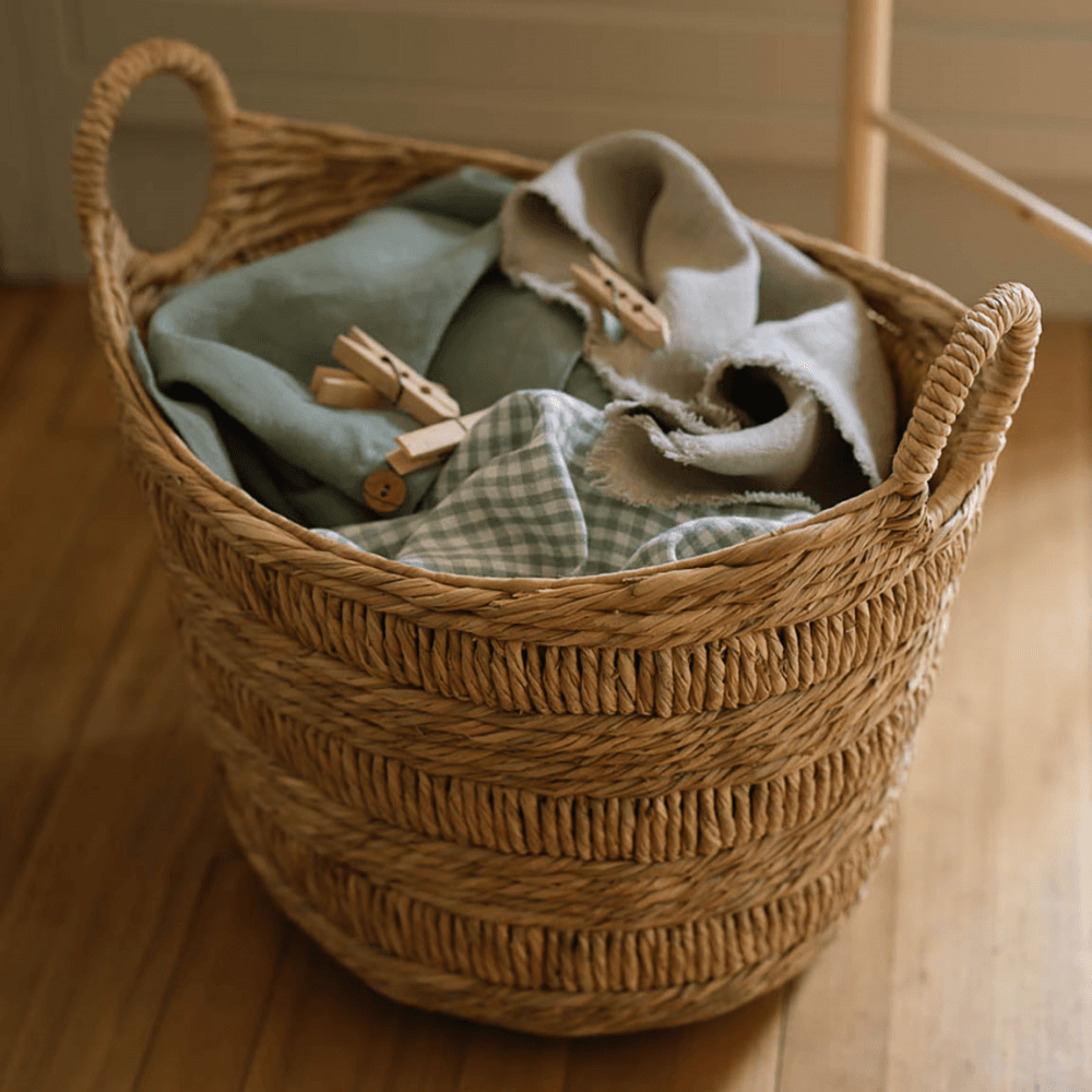 Bilberry Woven Boat Basket, Natural