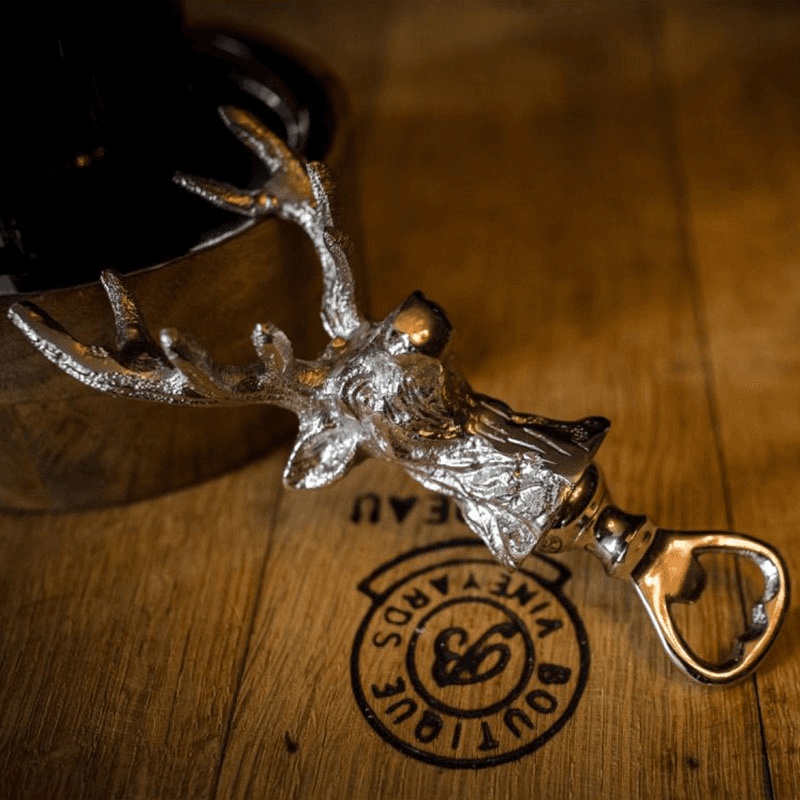 Stag Bottle Opener, Silver