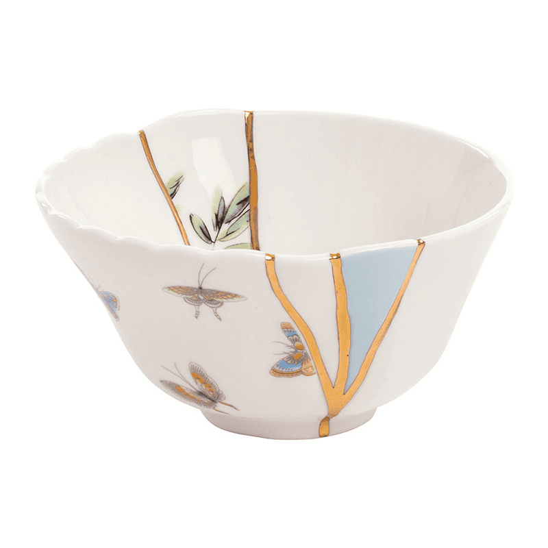 Kintsugi - No2 Bowl, white/gold