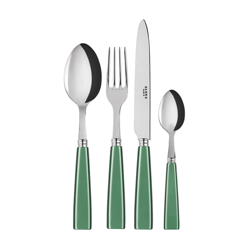 Icone 2 Piece Salad Serving Set, Steel Blue