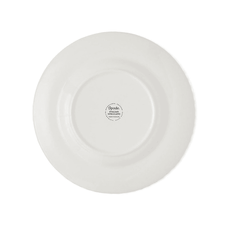 Stecatto Set of 4 Side Plates, White and Blue
