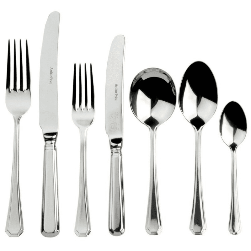 Grecian Single Person Place Setting Cutlery Set, Sovereign Silver Plate