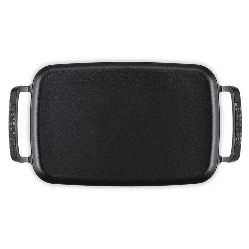 BBQ Rectangular Griddle, Satin Black