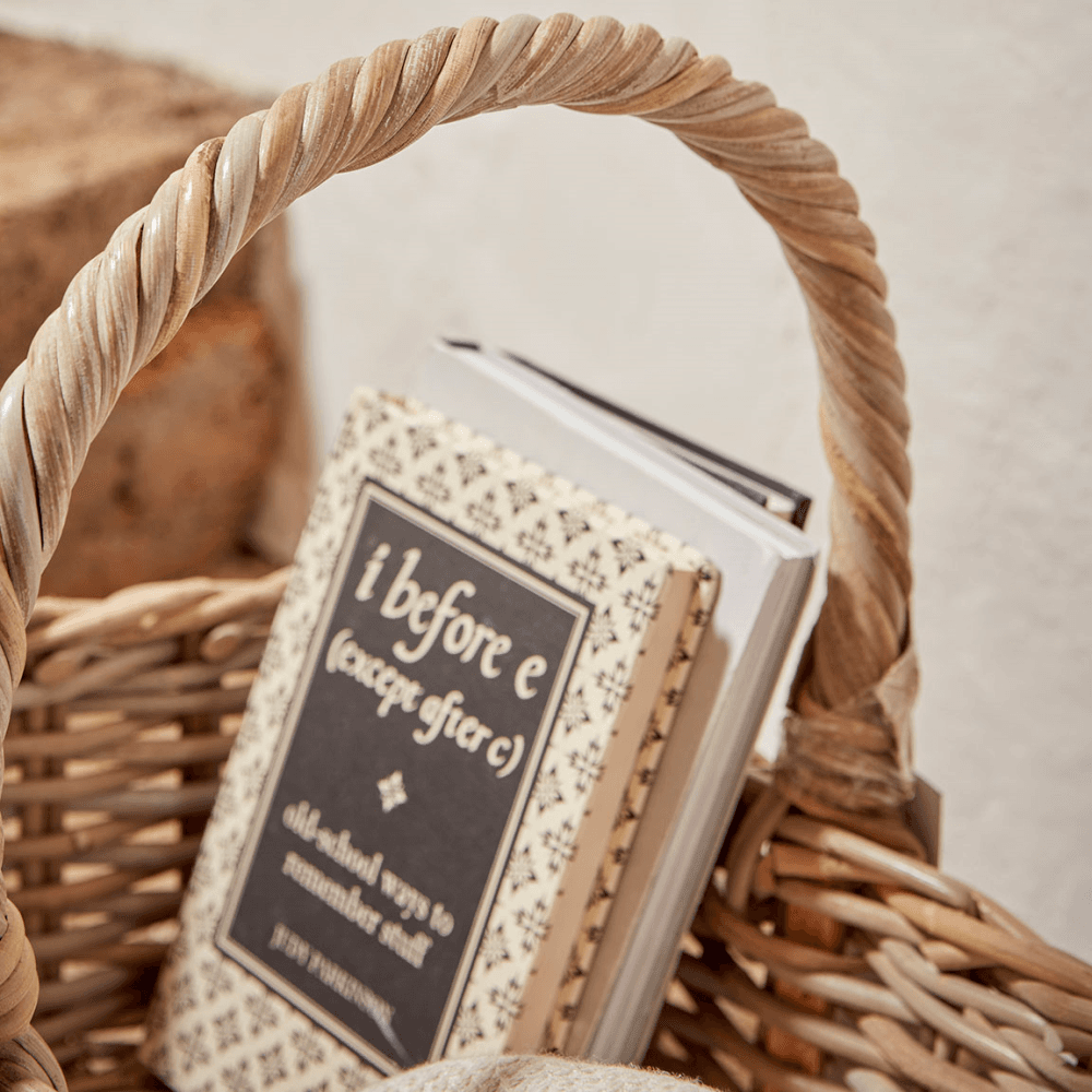 Rattan Rattan Stepped Basket, Natural