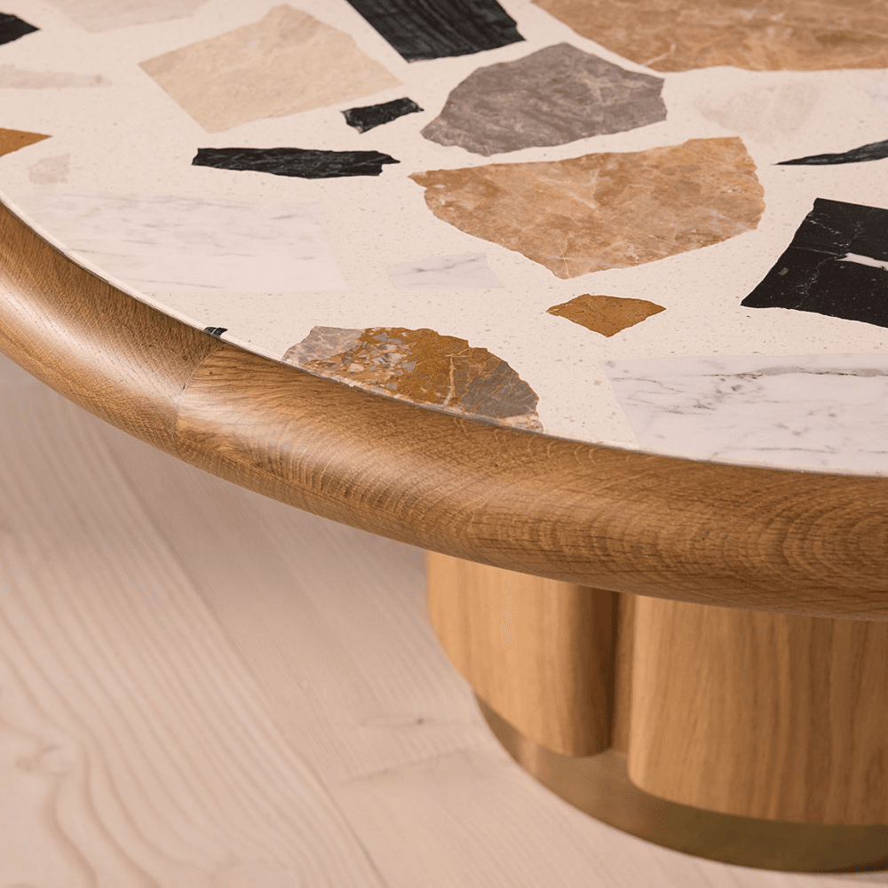 Santos Coffee Table, Terrazzo
