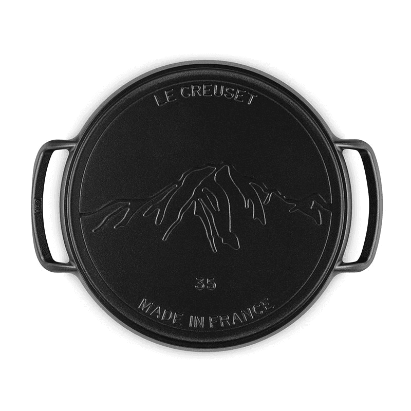 BBQ Round Pizza Pan, Satin Black