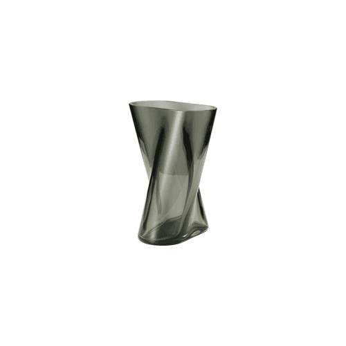 Image showing the Lituus Vase, H18cm, Smokey Glass product.