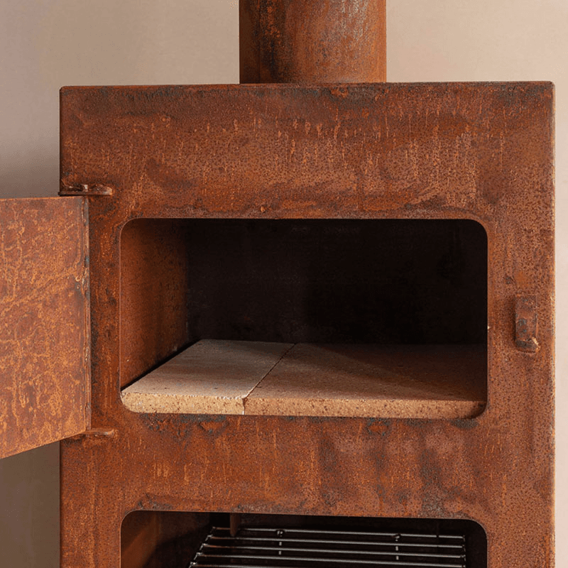 Outdoor Heater and pizza oven, Rust