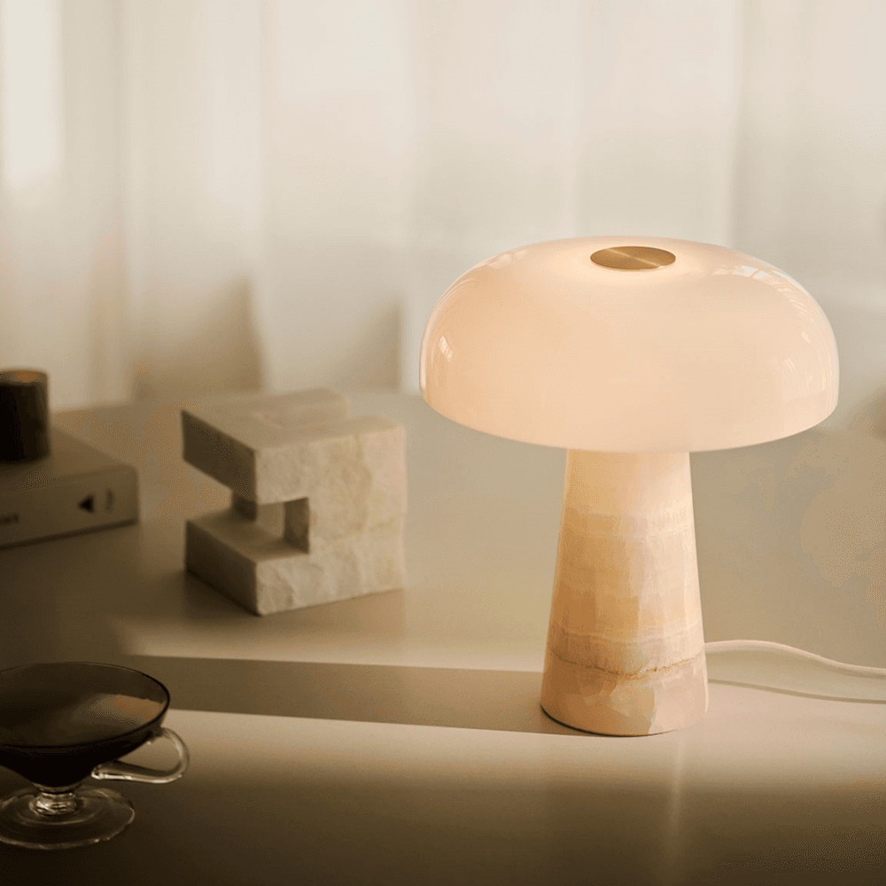 Glossy Mini Table Lamp