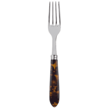 Tortoise Dinner Fork, Brown