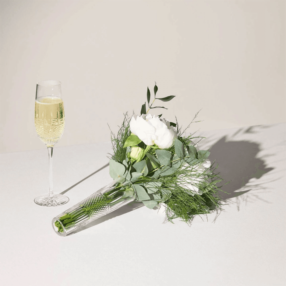 Masterclass Irish Lace Set of 2 Flutes, Clear