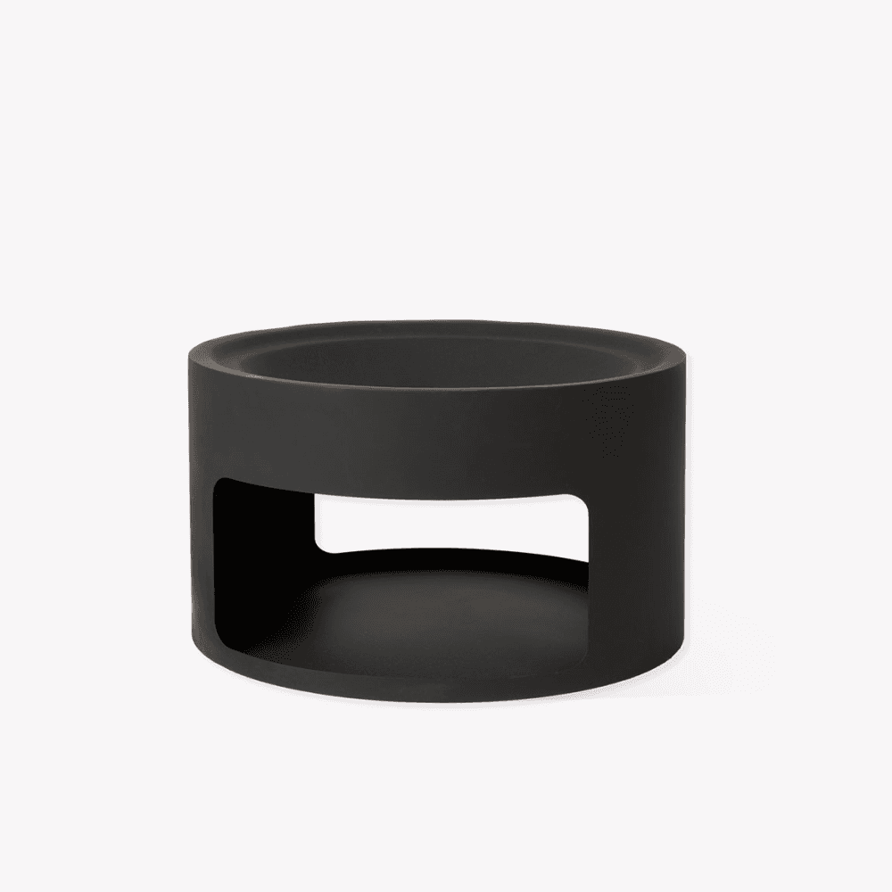 Sarsden  Round Fire Pit & Log Store, Steel