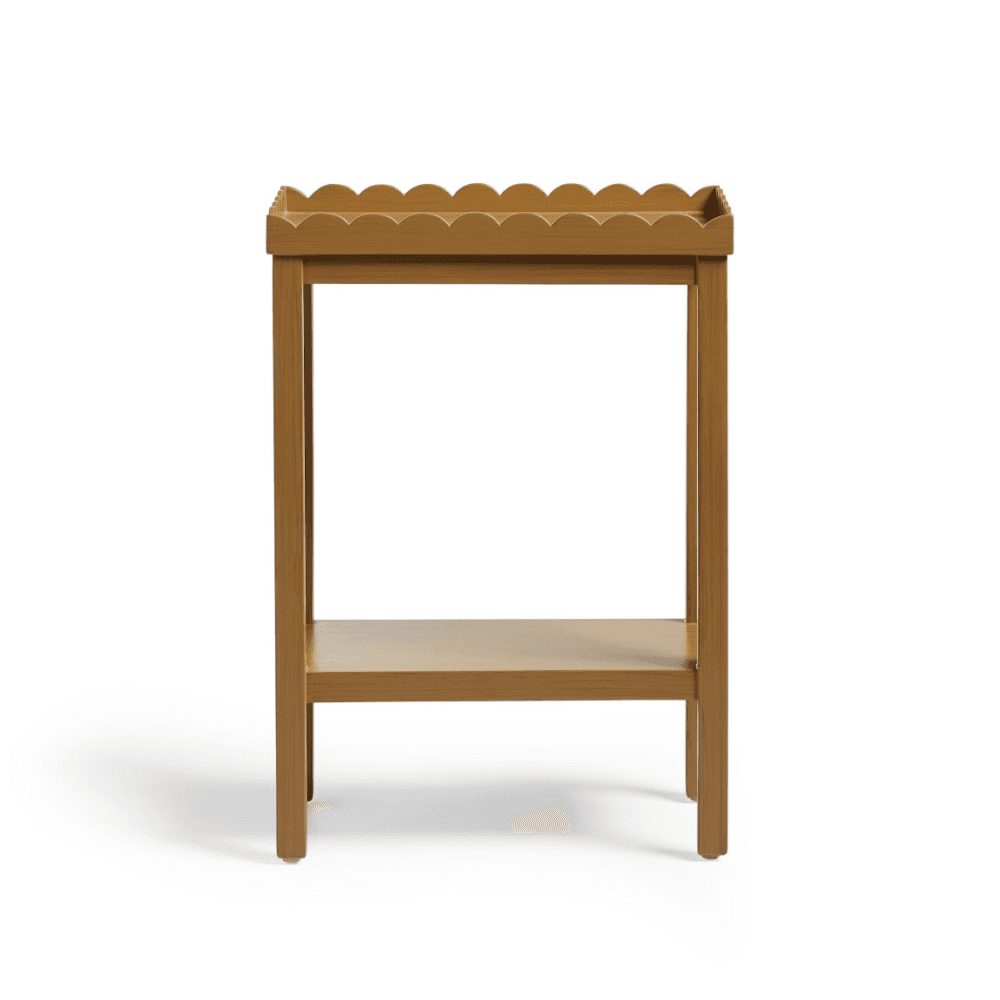 Capesanta Side Table, Satin Camel