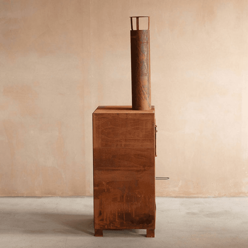 Outdoor Heater and pizza oven, Rust