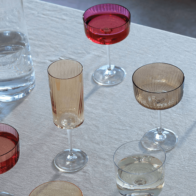 Gems Set of 4 Champagne/Cocktail Glasses