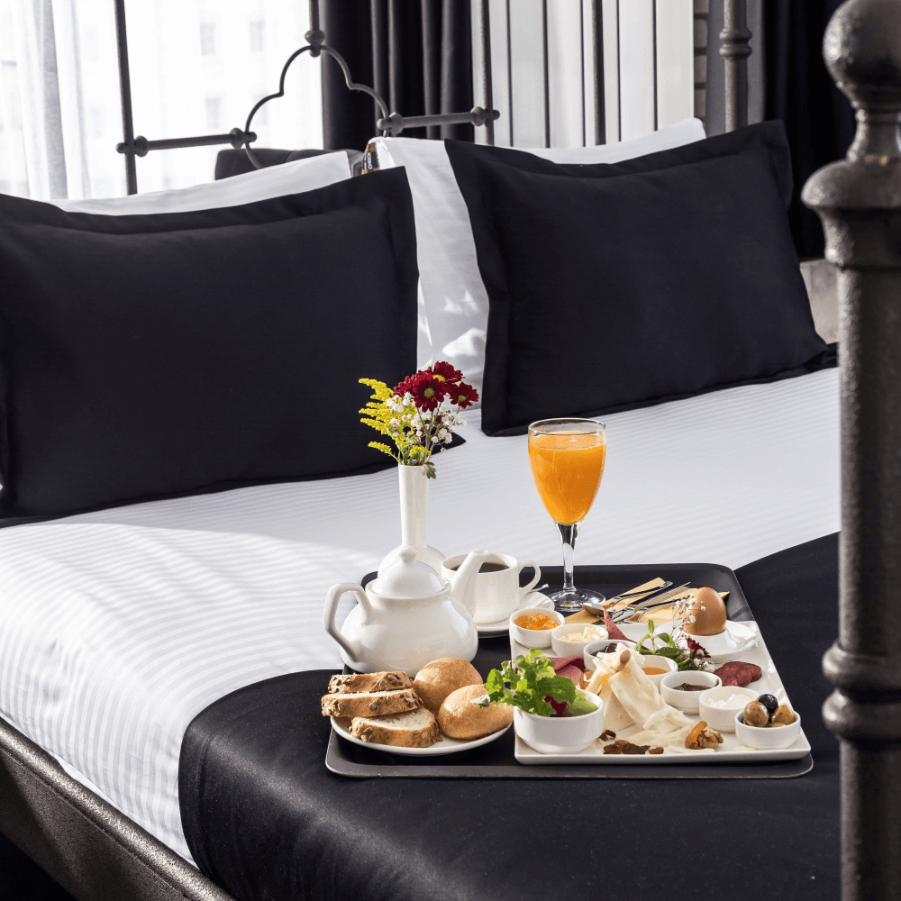 Breakfast in bed for two