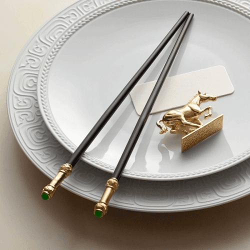 Image showing the Soie Tressée Dessert Plate product.
