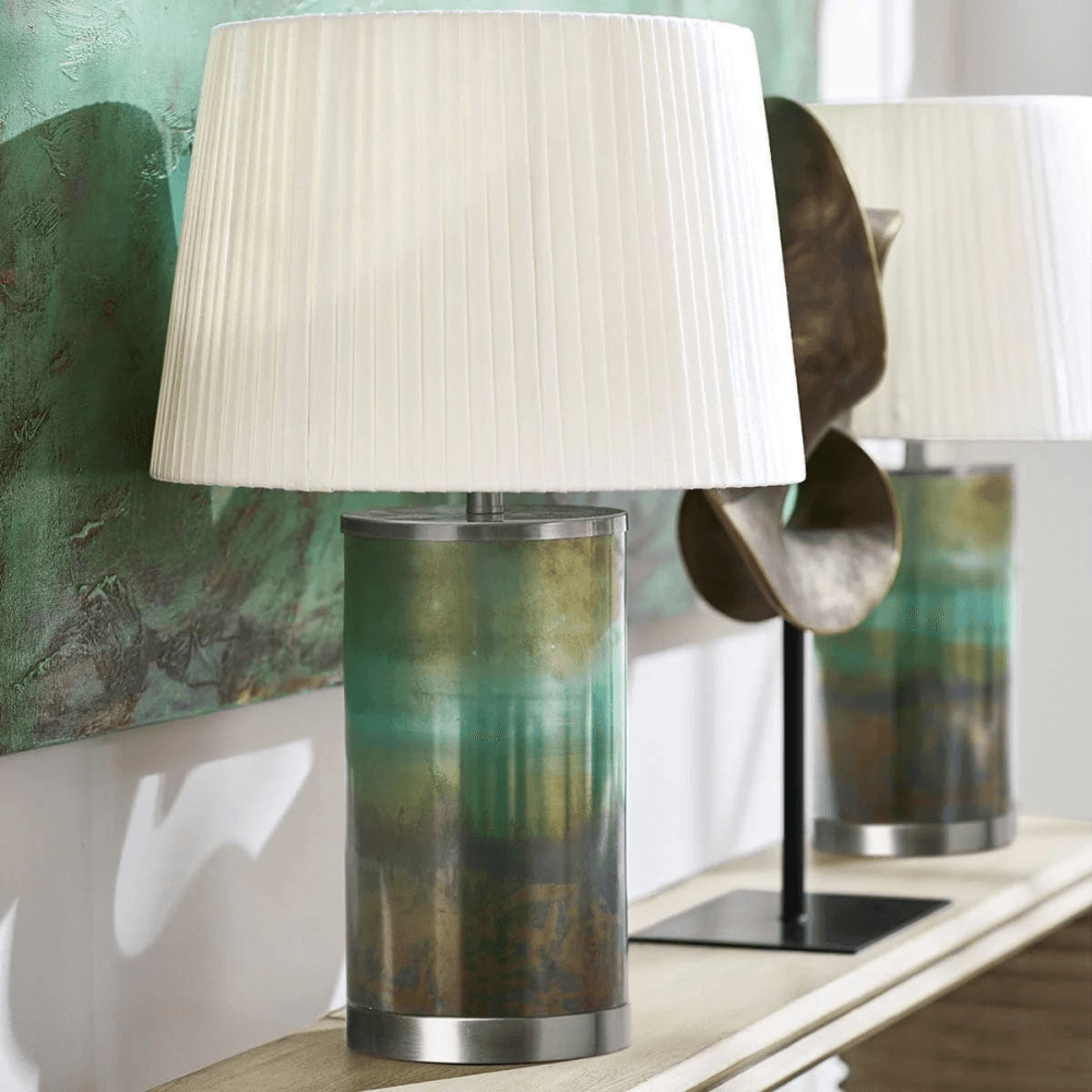 Olja Table lamp - base only, Green Lustre