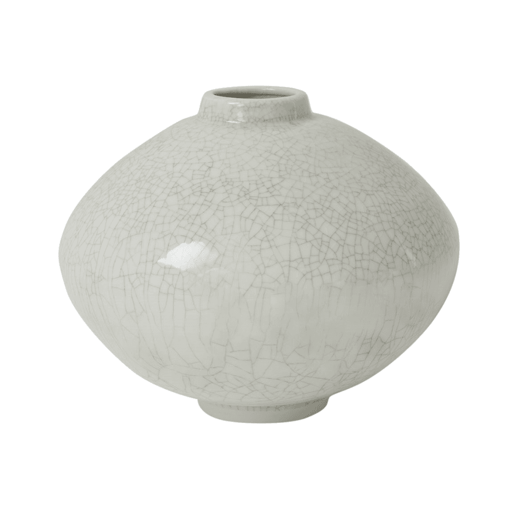 Artisan Vase No3, Quartz Craquelle