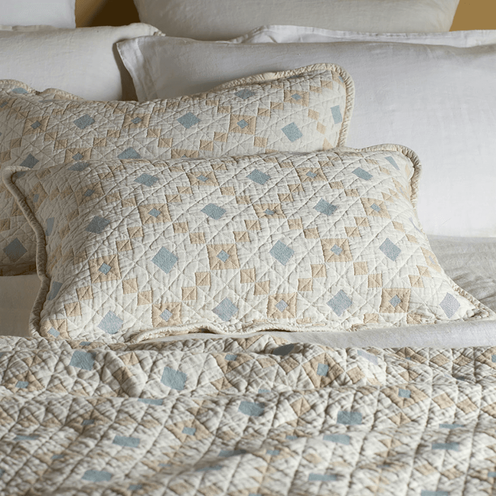 Pippa Patchwork Quilted Cushion Cover, Multi