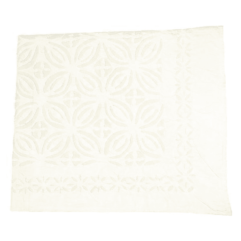 Cut Work Applique Bedspread