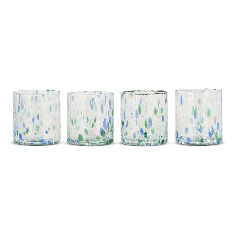 Taja Set of 4 Tumblers, Sea Blue