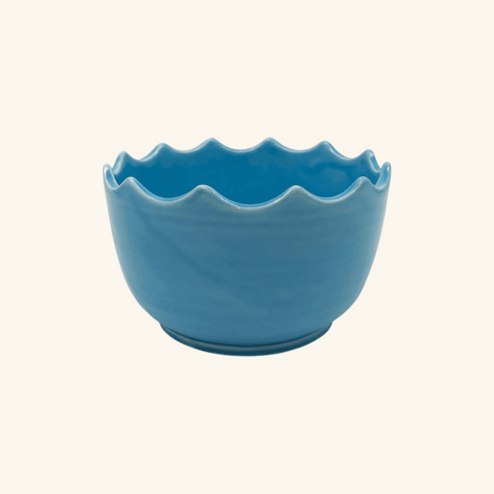 Scalloped Edged Set of 3 Bowls