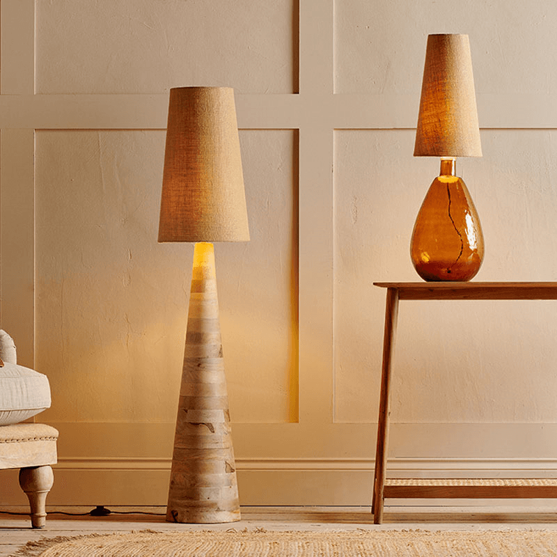 Dia Jute Tall Lampshade, Natural