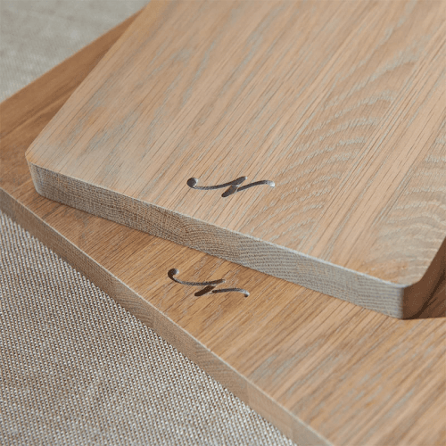 Image showing the Borough Rectangular Chopping Board, Seasoned Oak product.