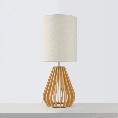 Image showing the Finn Table Lamp, H69.5cm, Natural product.