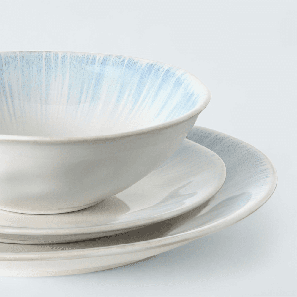 Cove 12 Piece Dinner Set, Blue