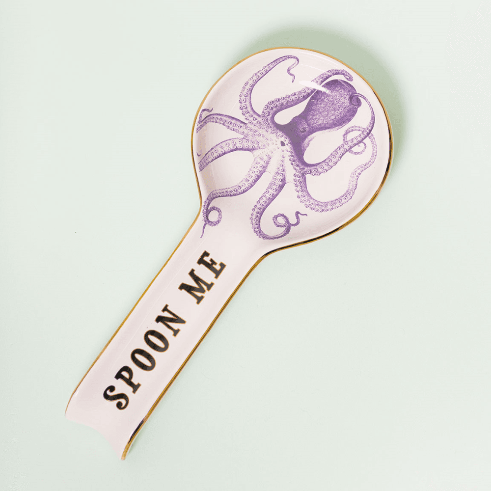Octopus Spoon Rest, Purple