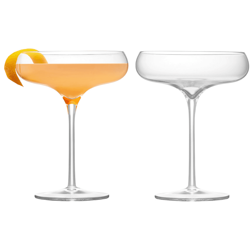 Juno Set of 2 Champagne Saucers
