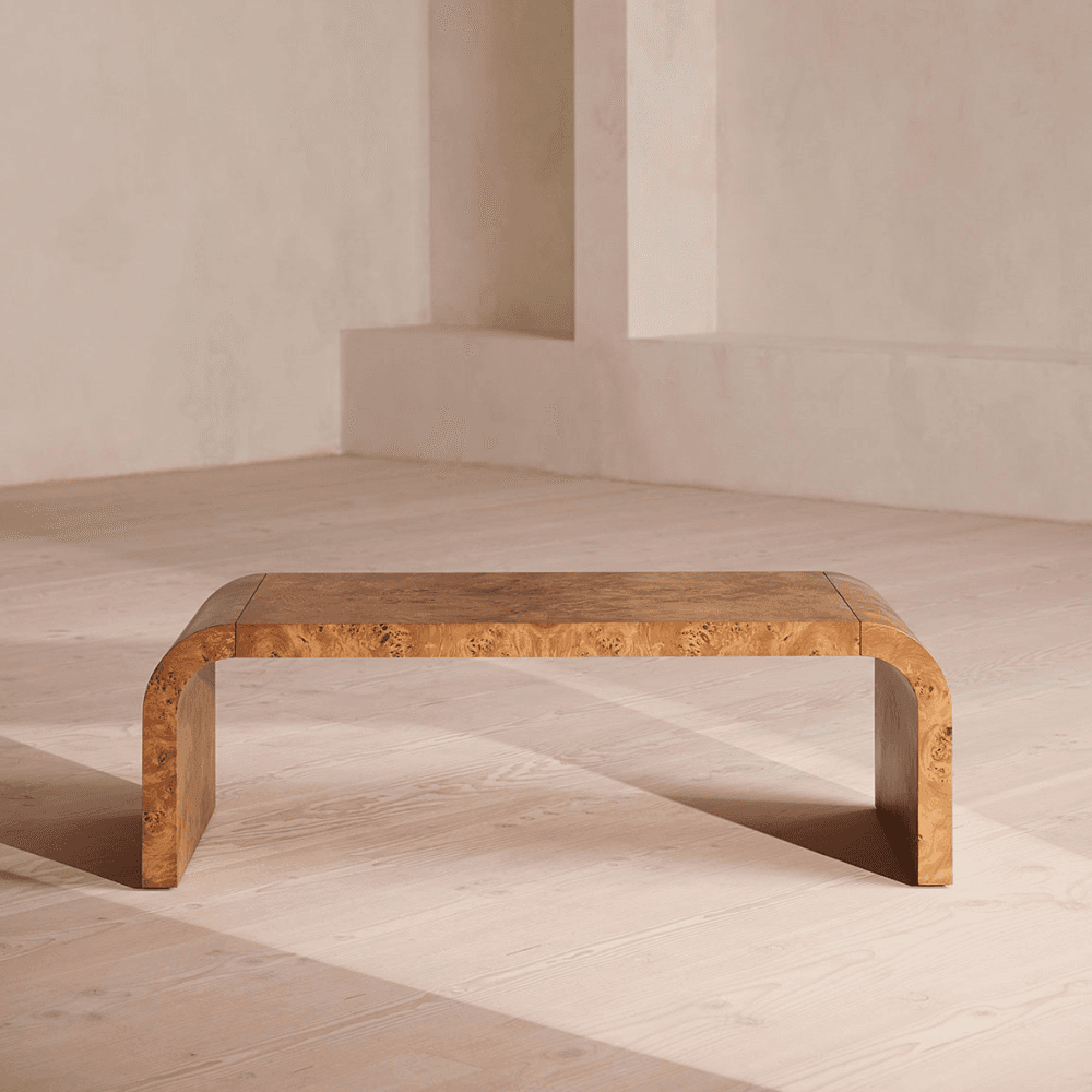 Wallace Coffee Table, Mappa Burl